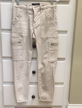 Banana Republic High Rise Skinny Cargo Pants, 00P, Like New
